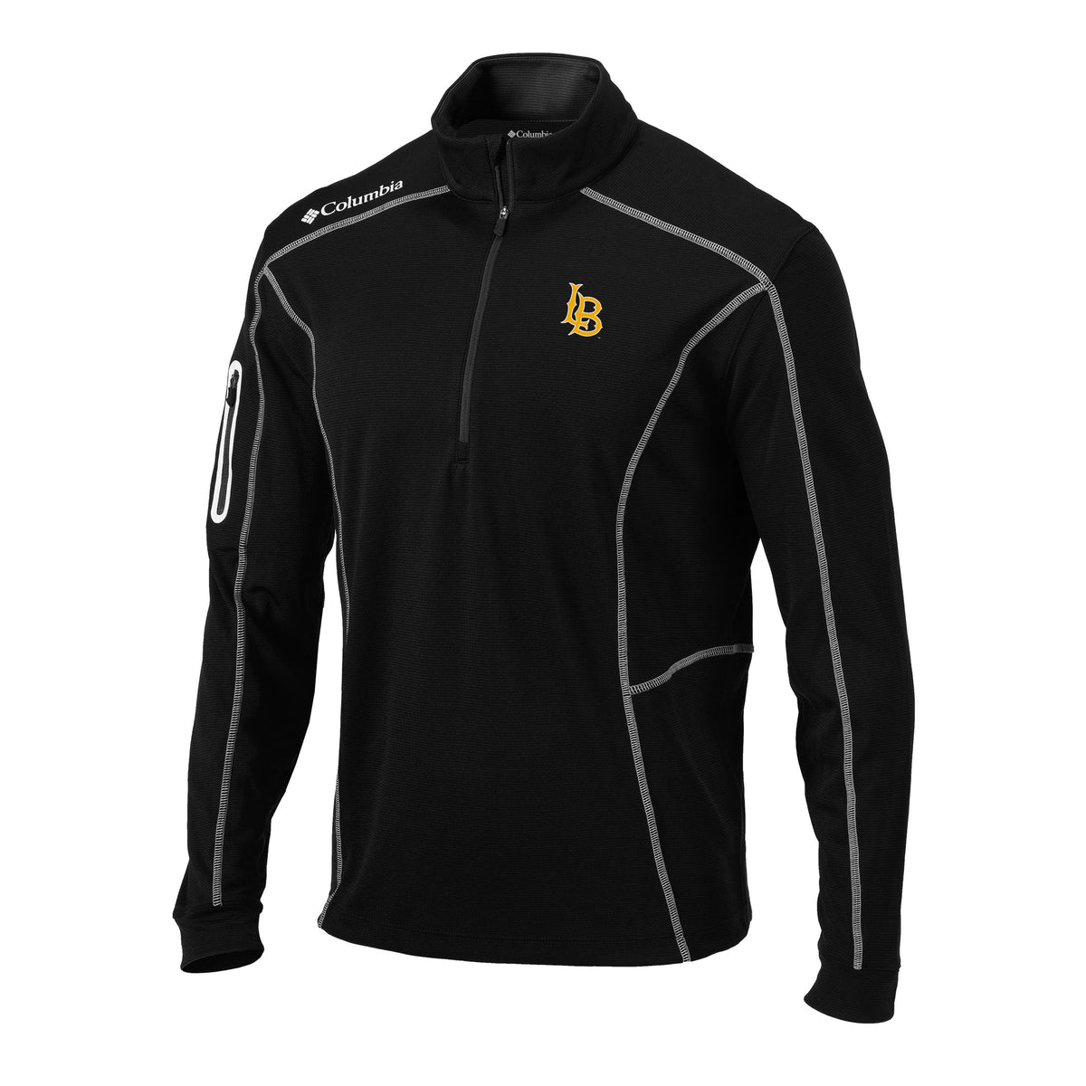 LB Omni Wick 1/4 Zip Pullover - Black, Columbia – Long Beach State