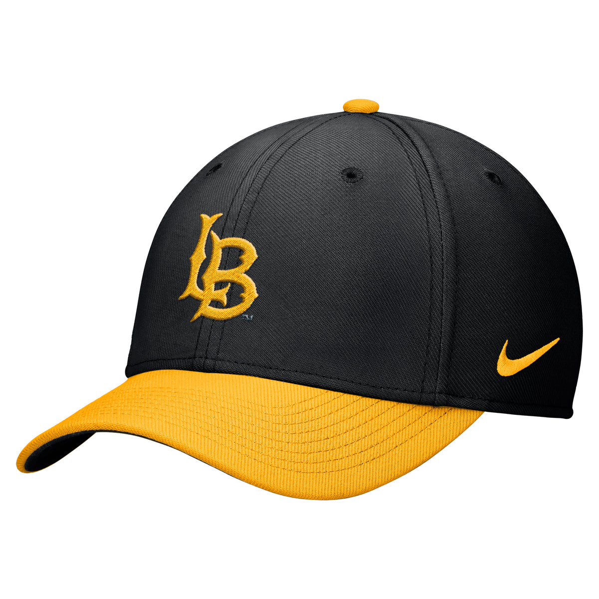 Dirtbags LB Dri Fit Stretch Fit Cap - Black/Gold, Nike – Long
