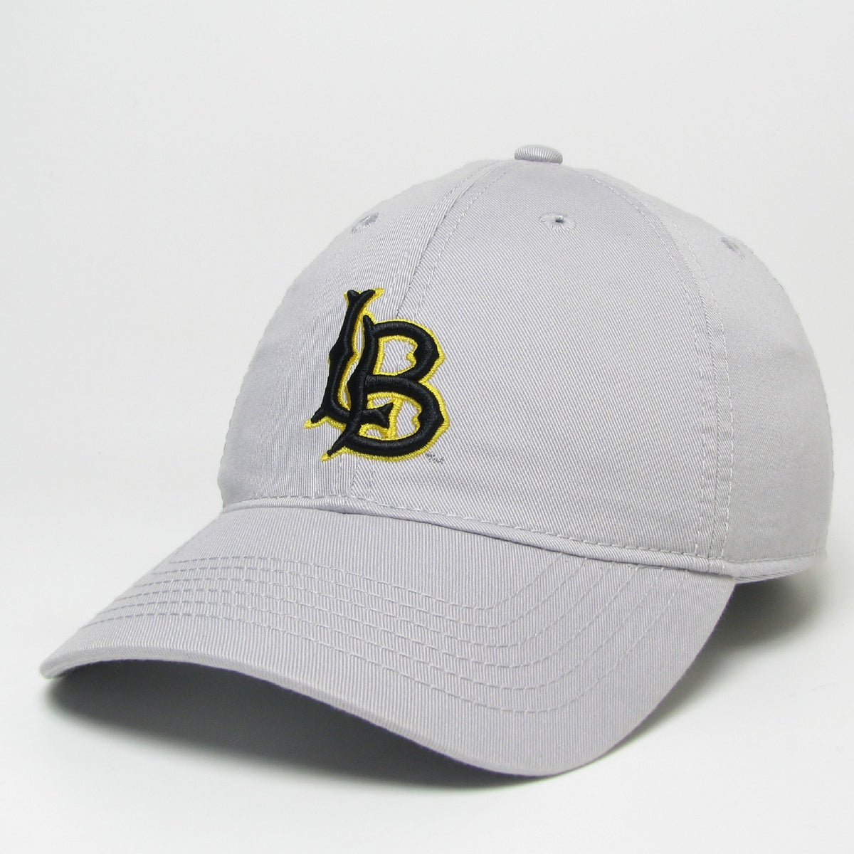 LB Champ EZ Twill Cap Silver, Legacy Long Beach State Official Store