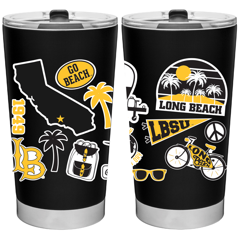 LB Stickered H2GO Bottle - Neil – Long Beach State Official Store