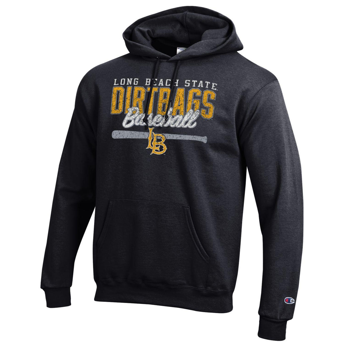 Dirtbags Over LB Baseball T-Shirt - Black, Nike – Long Beach State