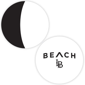 Long Beach State Mini Foam Basketball - Black/White, Neil