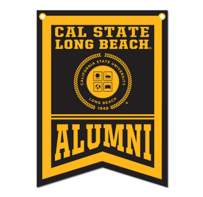 Alumni Dovetail Banner - Black/Gold, Collegiate Pacific
