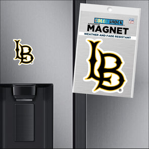 LB Interlock Mini Magnet - Black/Gold, CDI