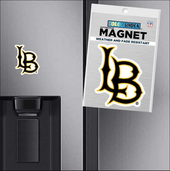LB Interlock Mini Magnet - Black/Gold, CDI