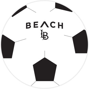 Soccer Beach Caret Mini Foam Ball Black/White