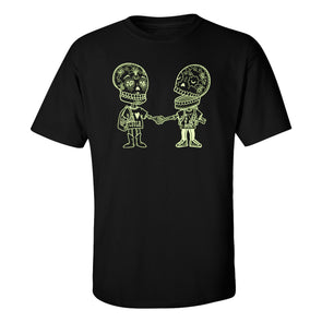 LB Sugar Skull Couple T-Shirt - Black, MV Sport