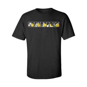 CSULB Campus Icons T-Shirt - Black, MV Sport