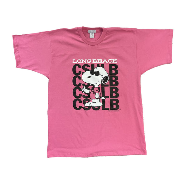 CSULB Repeat Snoopy T-Shirt - Pink, Third Street