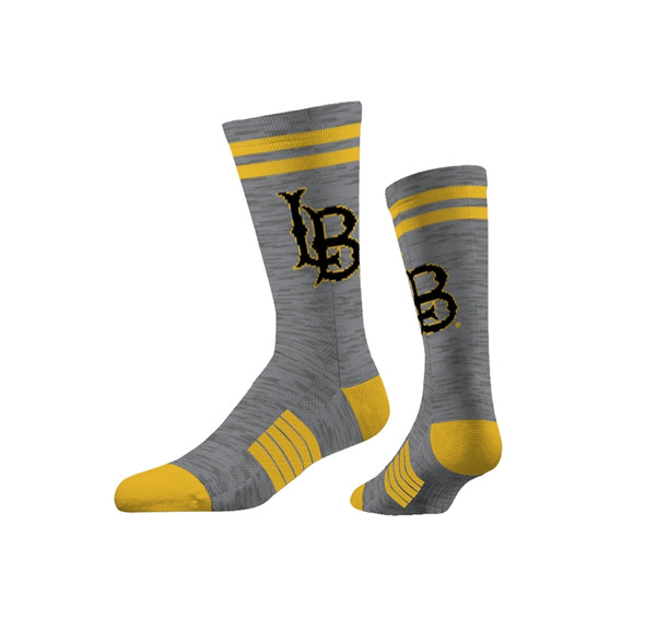 LB Knit Socks - Charcoal, Strideline