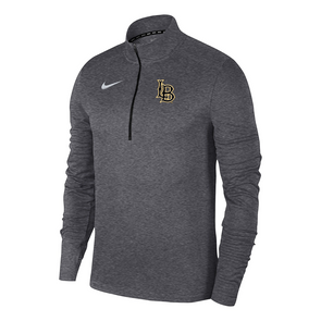 LB Interlock Pacer 1/4 Zip- Heather Gray, Nike