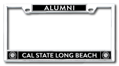 Alumni CSULB Chrome License Plate Frame - Chrome, Strand