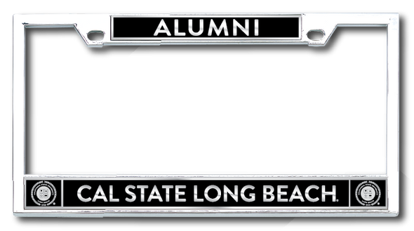 Alumni CSULB Chrome License Plate Frame - Chrome, Strand