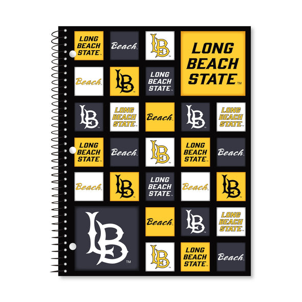 LB Tiles Spiral Notebook - Black, Roaring Springs