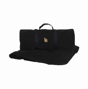 LB Fleece Blanket- Black