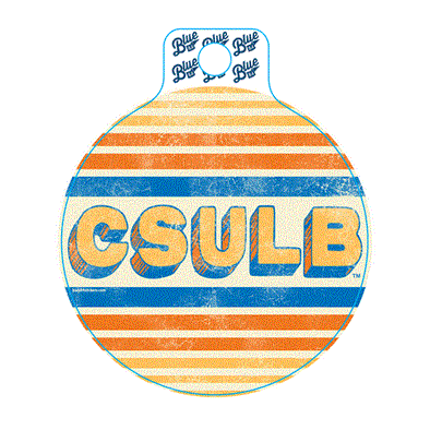 CSULB Sun Fade Sticker- Blue 84