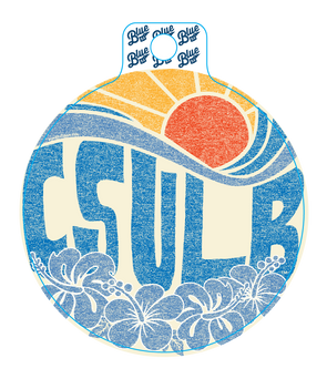 CSULB Let It Shine Sticker- Blue 84