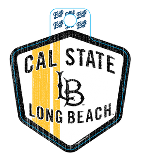 CSULB LB Shield Sticker, BLUE 84 BS