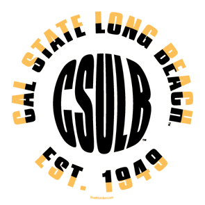 CSULB 1949 Sticker- White, Blue 84