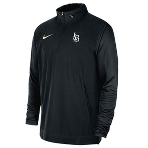 Lightweight Coach Long Sleeve Jacket - Black/Vegas Gold, Nike