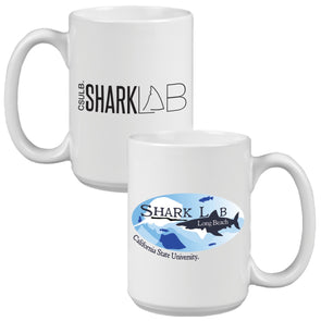 CSULB Shark Lab Mug - White, NEIL