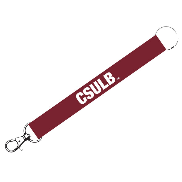 CSULB Lobster Clip Lanyard - Red, Neil Enterprises