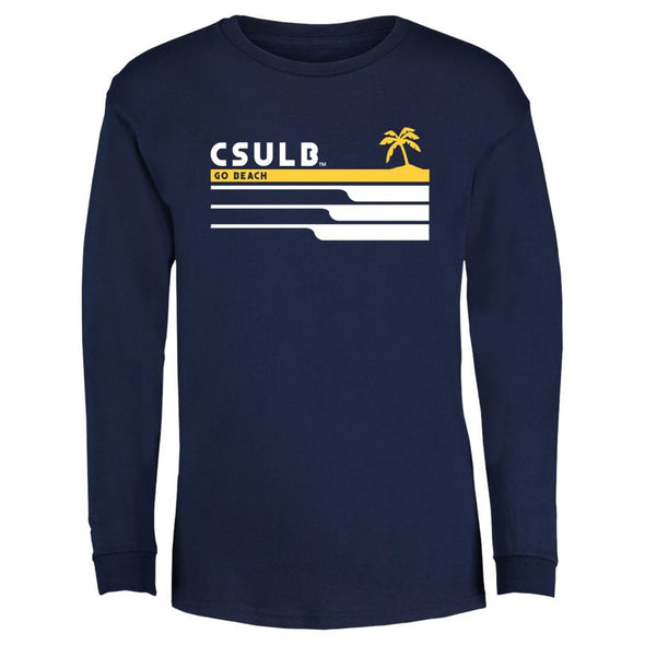 Youth CSULB 49ER Long Sleeve T-Shirt - Navy, MV Sport