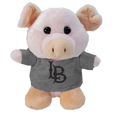 LB Pig with Oxford T-Shirt - Mascot Factory