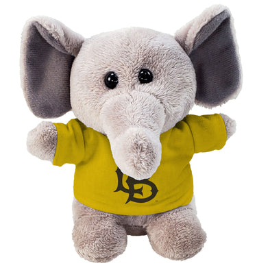 LB Elephant with Gold T-Shirt - Mascot Factory