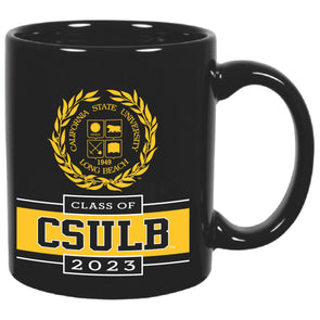 *Sale* Grad 2023 CSULB Mug with Seal - Black, Neil