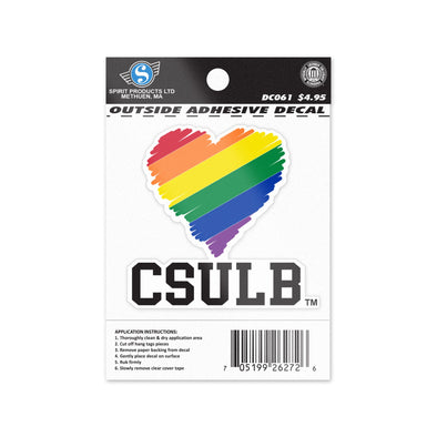 CSULB Pride Heart Decal