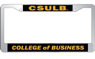 CSULB COB License Frame - Chrome, Strand