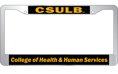 CSULB CHHS License Frame - Chrome, Strand