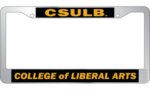 CSULB CLA License Frame - Chrome, Strand