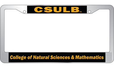 CSULB CNSM License Frame - Chrome, Strand