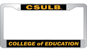 CSULB COED License Frame - Chrome, Strand