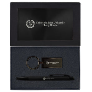 CSULB Pen and Keytag Gift Set - Black
