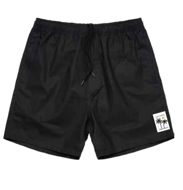 Beach Short - Black, Uscape