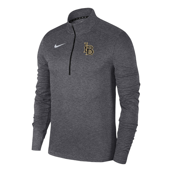 LB Pacer 1/4 Zip - Heather Gray, Nike