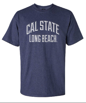Special Buy CSULB Arched T-Shirt - Navy, MV SPORT