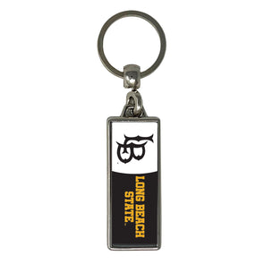 LB LBSU Metal Thin Key Tag - White/Black, Neil