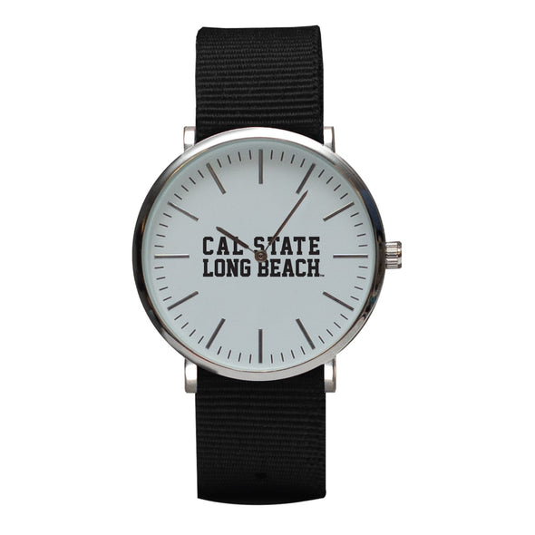 *SALE* CSULB Strap Watch - Black/Silver, Jardine