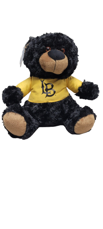 LB Beau Bear Plush - Black, Mascot Factory