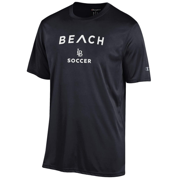 Soccer Beach Caret Dri-Fit T-Shirt - Black, Champion