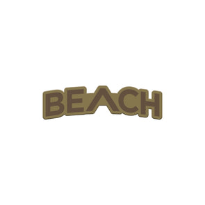 Beach Caret Lapel Pin - Black, Neil