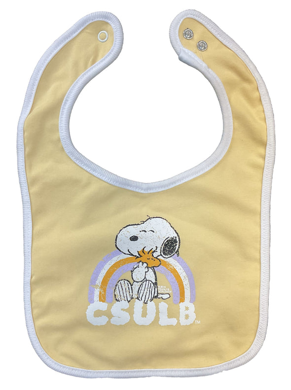 Infant CSULB Snoopy Bib - Gold, Third Street