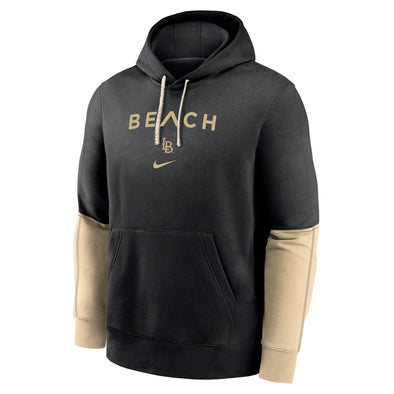 Youth Beach Caret Sideline Club Hood - Black/Gold, Nike