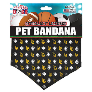 XMAS Pet LB Snowflake Bandana - Black, All Star Dogs