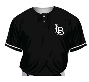 LB Softball Jersey - Black, Teamwork
