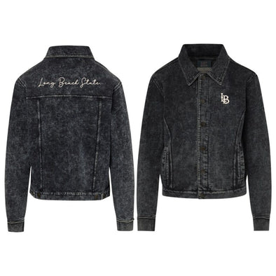 Womens LB Denim Jacket - Black, MV Sport